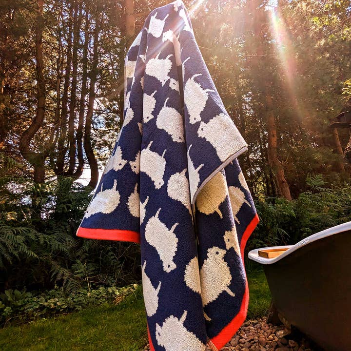 Anorak - Wholesale Bath Towel - Kissing Sheep Organic Cotton Towels