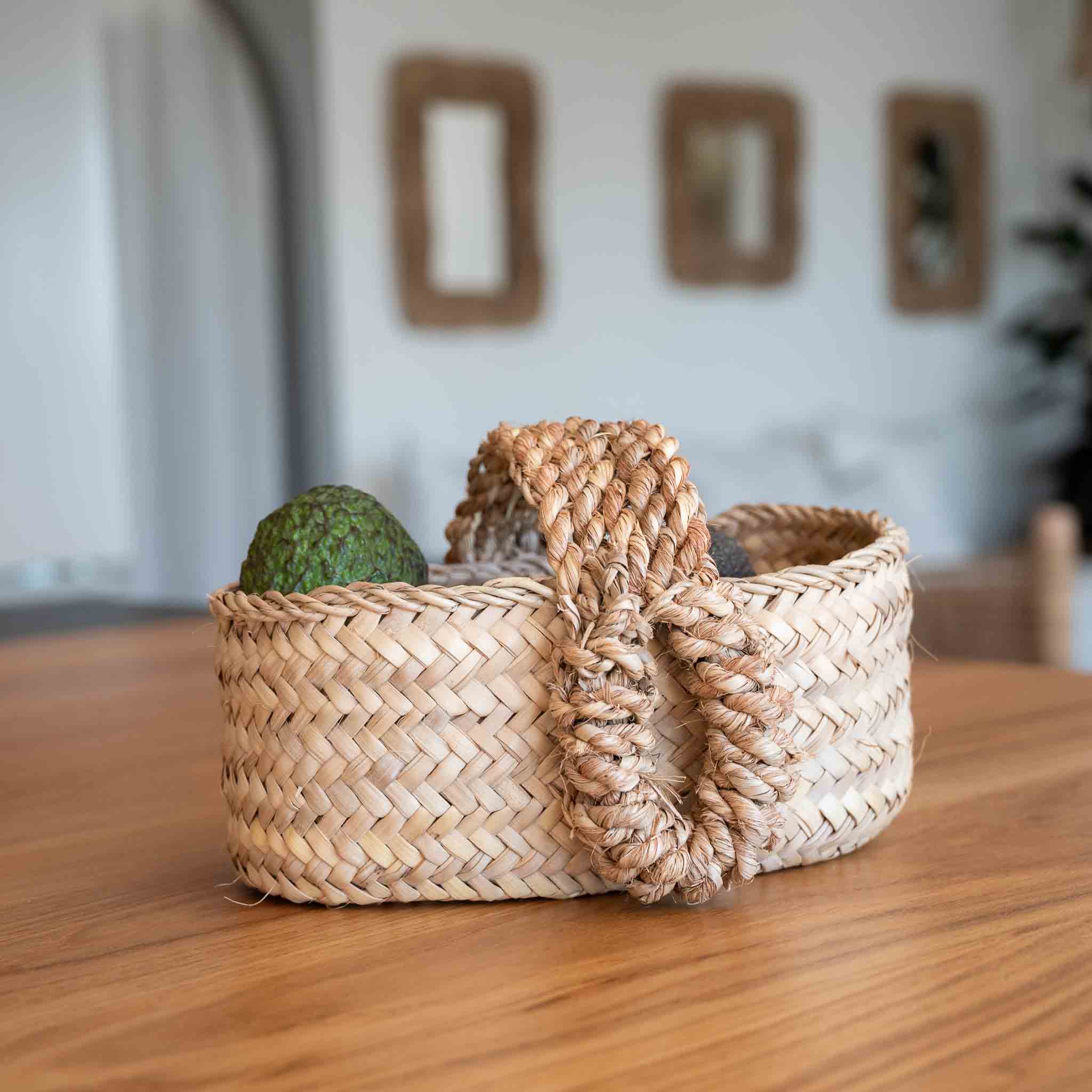 COSYDAR-DECO - Vendita all'ingrosso Cestini - Cesto intrecciato in fibre naturali0