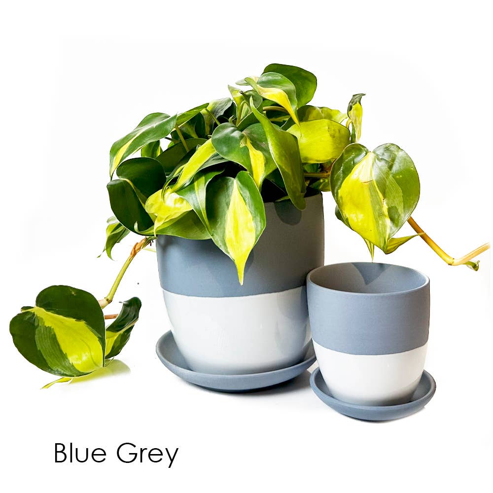 Chive - Vente Pot - Cache-pot en céramique Dyad Jardinières décoratives modernes avec soucoupe3