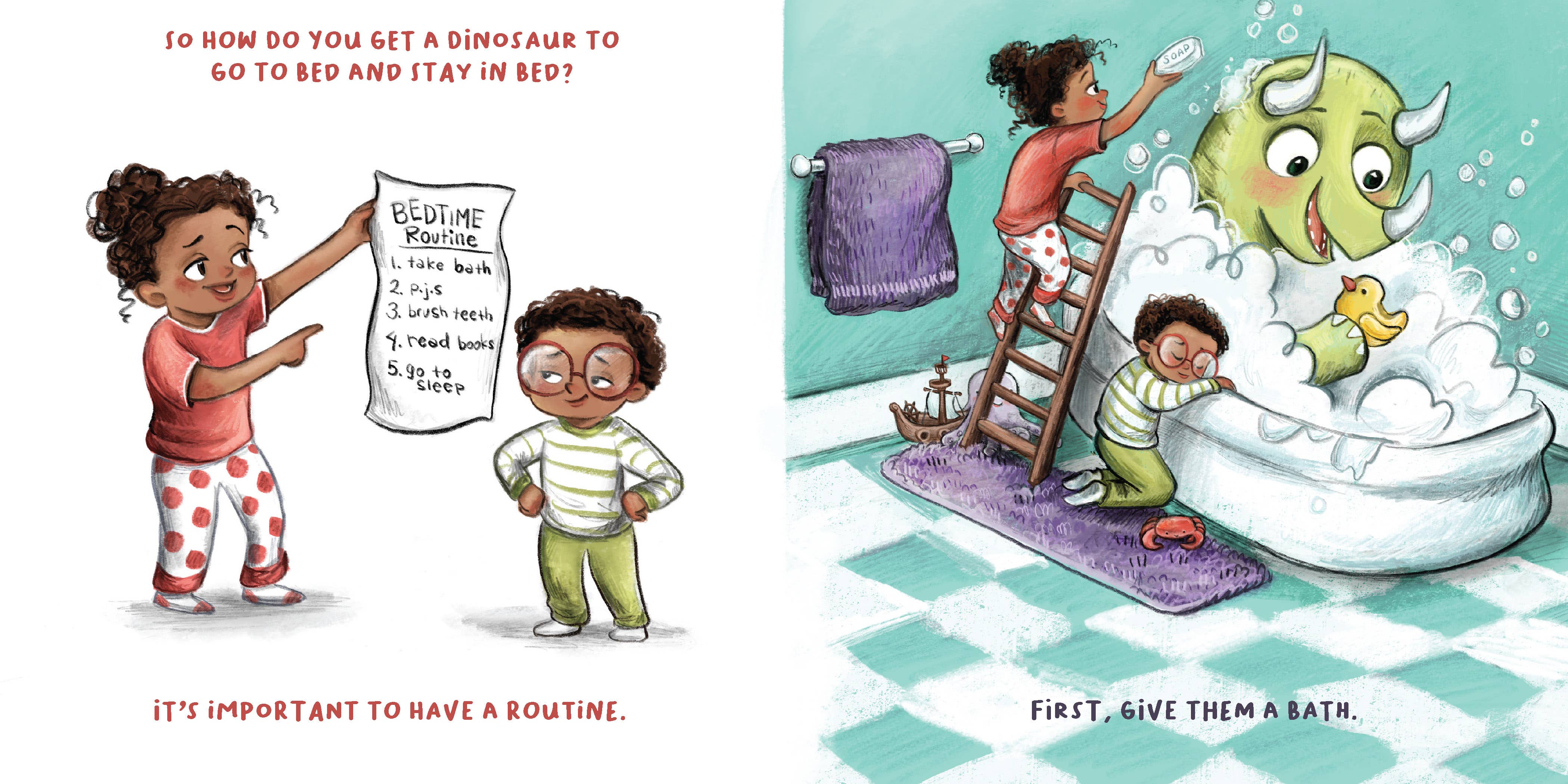 Familius, LLC - Wholesale Baby & Toddler Book (0-2) - How to Put a Dinosaur to Bed: A Board Book6