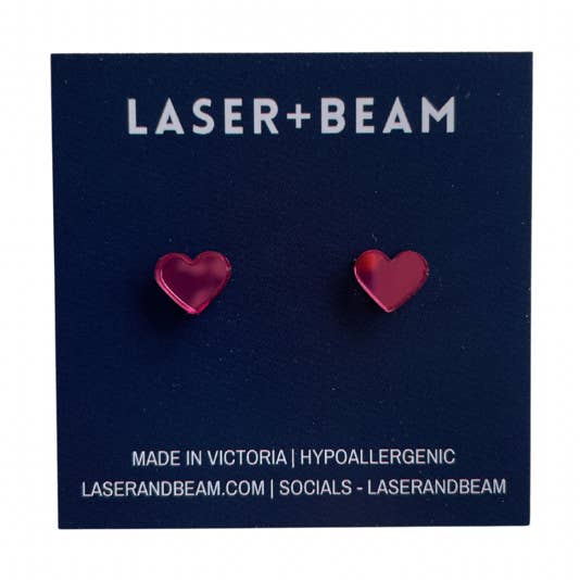 Pernos Coração - Rosa Espelho por atacado de laserandbeam