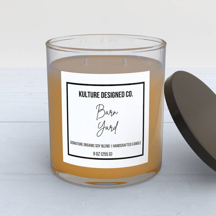 BARN YARD | 9 oz candle for wholesale by Kulture Designed Co.
