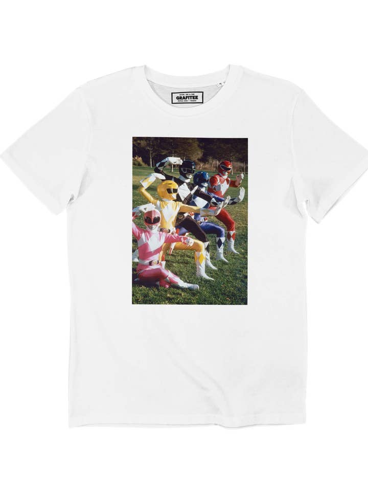 Grafitee - Wholesale T-Shirt (Graphic) - Unisex - Power Ranger T-shirt - TV Series Club Dorothée0