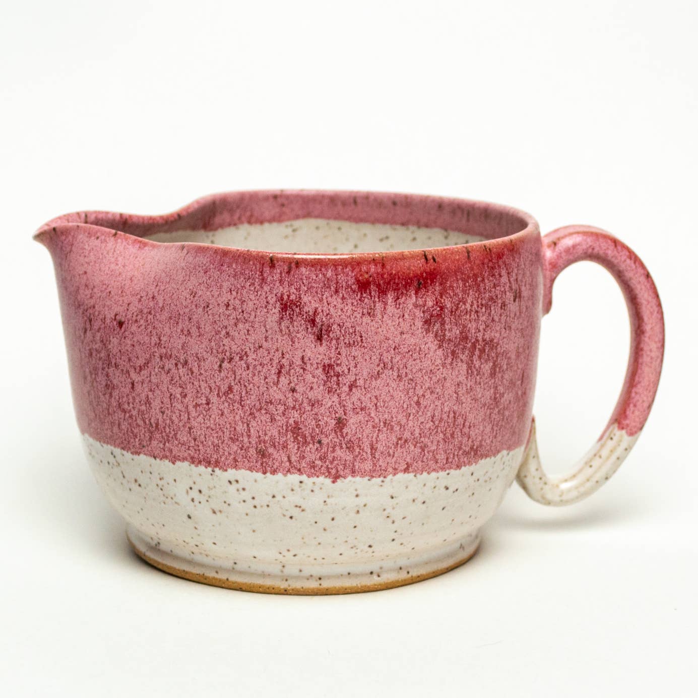 White Squirrel Clayworks - Vente Bol mélangeur - Bol à batter/mélanger - Tourné à la main, en Ohio, argile en grès - Cherry Frost0