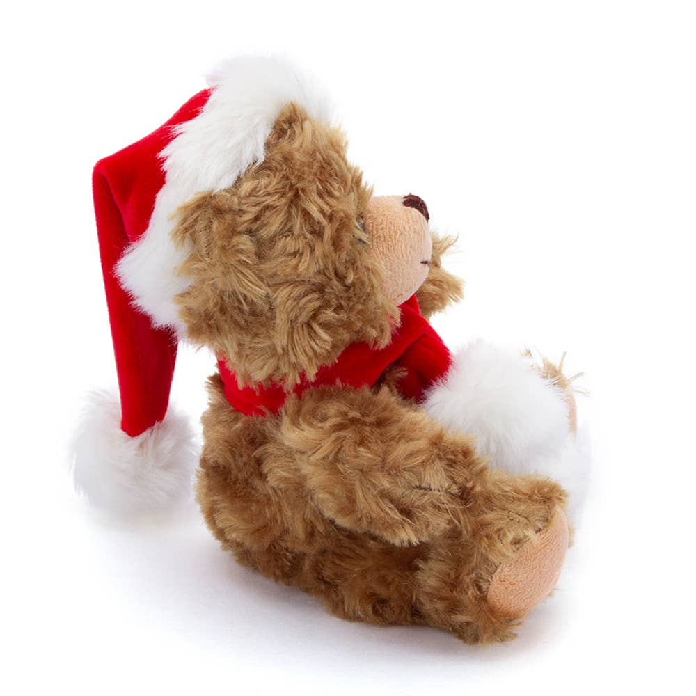 Plushland – wholesale Christmas decoration – 6″ Mocha Christmas Bear Plush Toy | Holiday Christmas Bear2