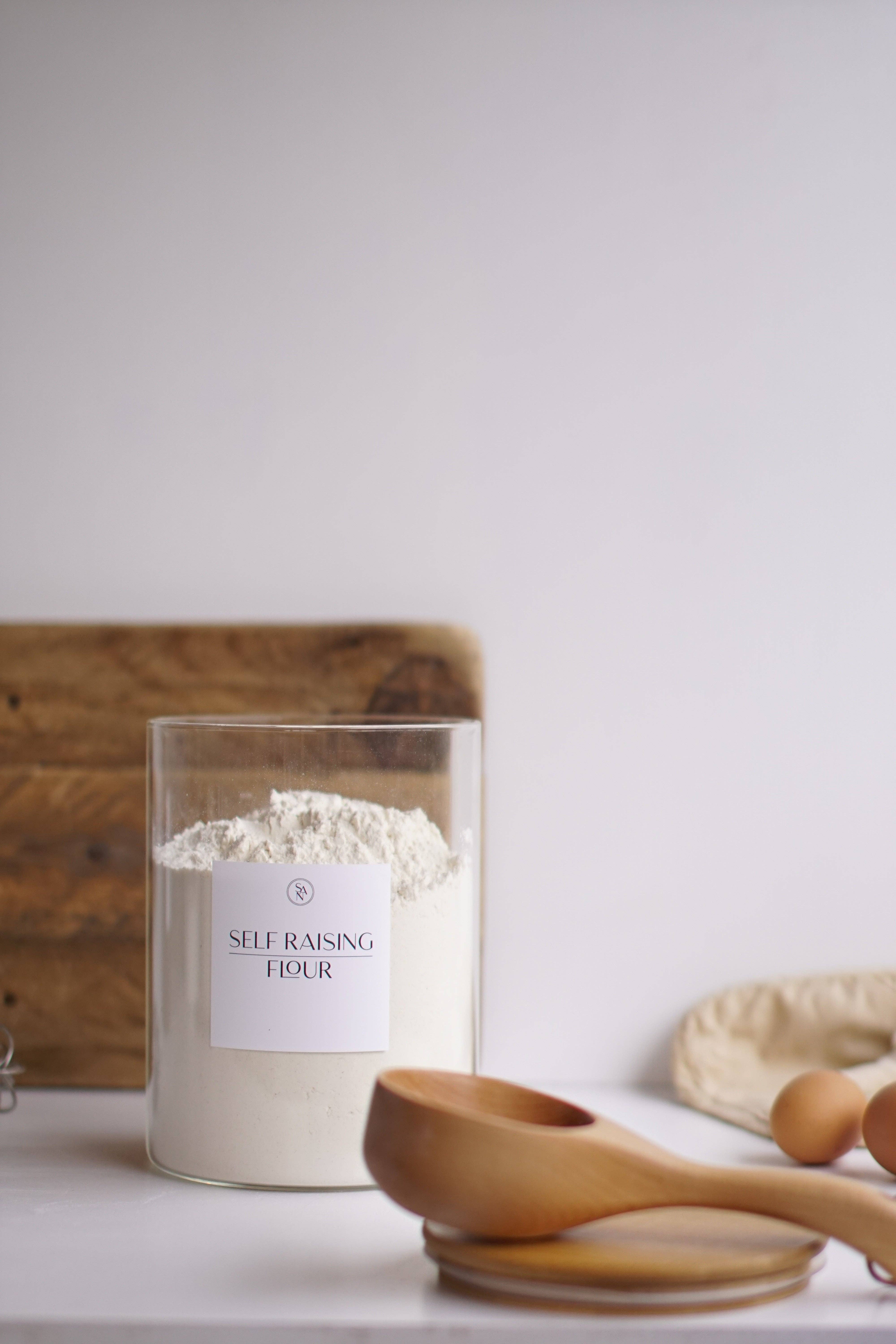 So At Nature – wholesale Jar – 3.2L Wide Mouth Glass Jar With Bamboo Lid Baking Pantry Storage Jar - So At Nature2