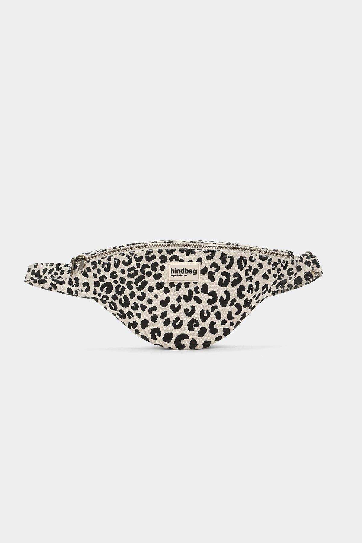 Hindbag - Wholesale Belt Bag - Women's - Sasha Leopard Ecru Fanny Pack1