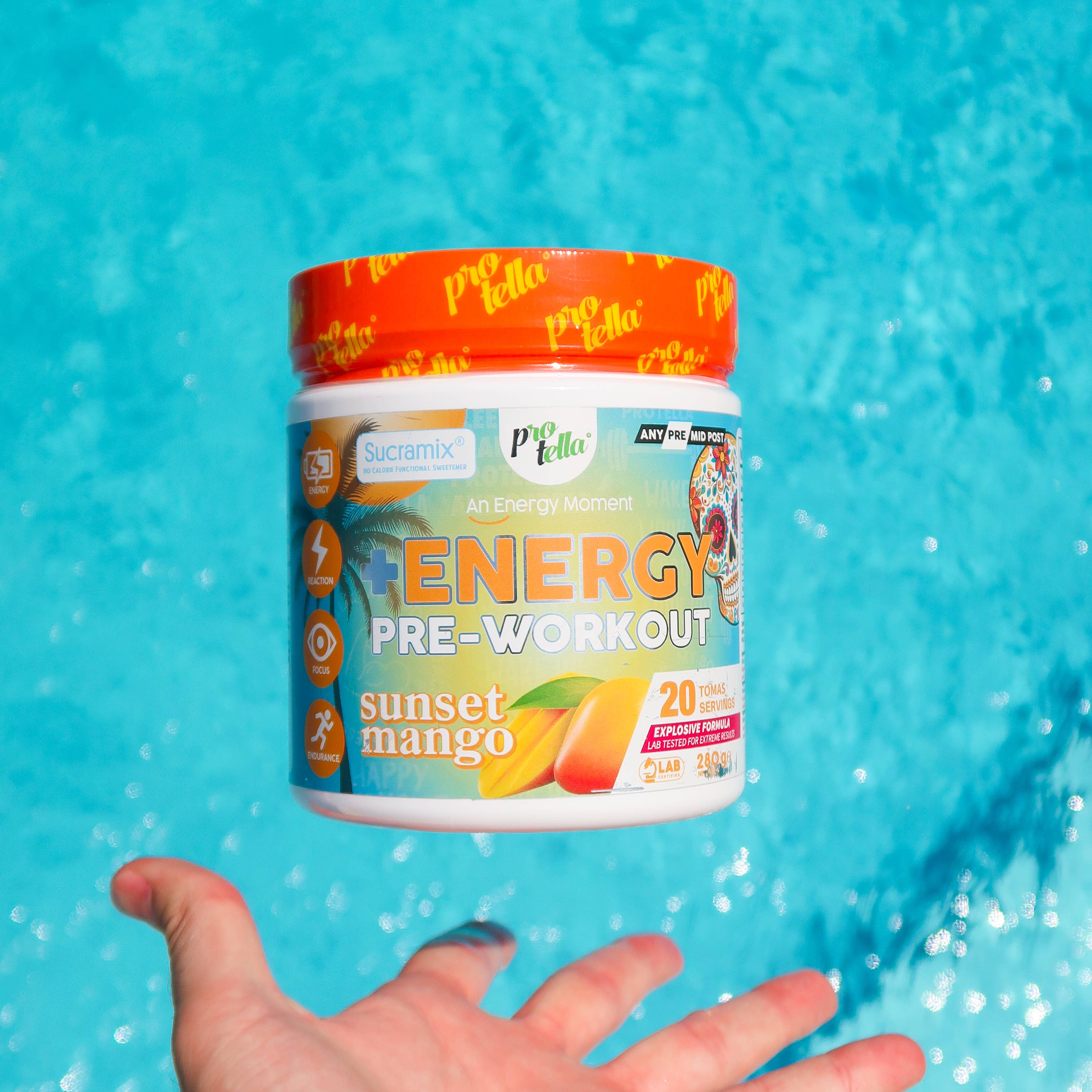 Protella - Wholesale Oral Supplement/Vitamin - Pre-Workout Sunset Mango 280g1