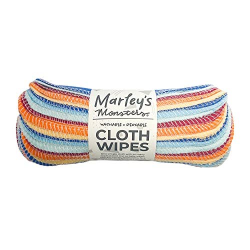 Marley's Monsters - Wholesale Face & Body Wipes - Cloth Wipes: Specialty Color Mixes - 12 or 24 pack10