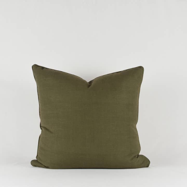 Will Pillow - Massiv olivkudde med rör för wholesale av Xasmin Interiors LLC