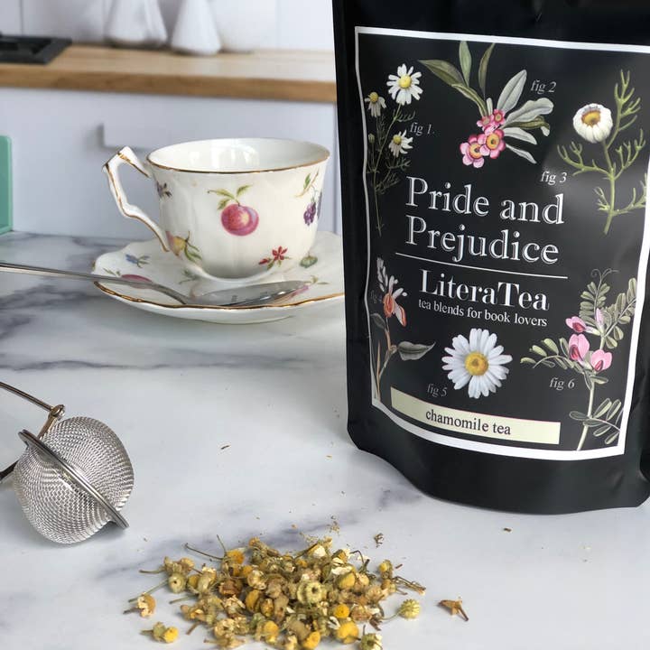 Fly Paper Products - Wholesale Loose tea - Pride and Prejudice Botanical Floral Chamomile Tea5