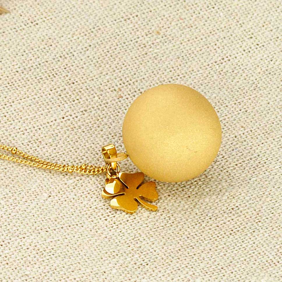 Merveilles du Monde - Vendita all'ingrosso Gioielli a scatto - Pendente gravidanza bola in acciaio inox13