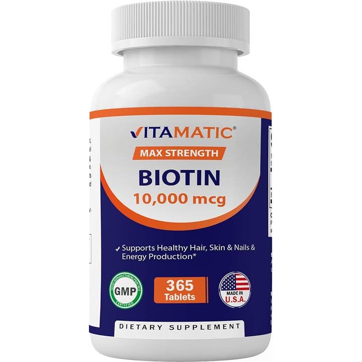 Vitamatic - Wholesale Oral Supplement/Vitamin - Vitamatic Biotin 10mg | 365 Tablets