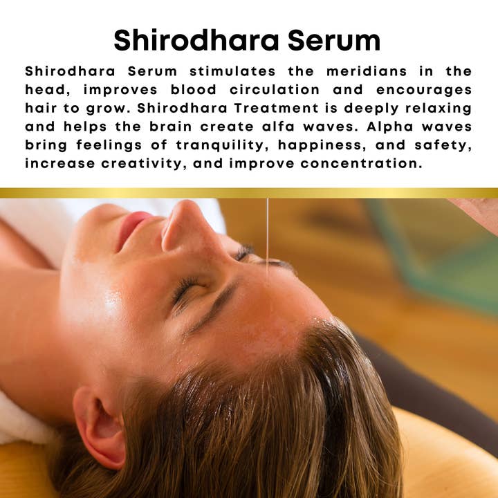 The Sacred Essence - Wholesale Hair Serum - SHIRODHARA SERUM - Meridian Activation For Hair Growth 50ML