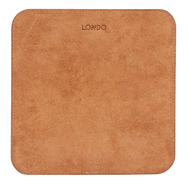 Londo – Tapete de rato por atacado – Londo Top Grain Mouse Pele com Descanso de Pulso