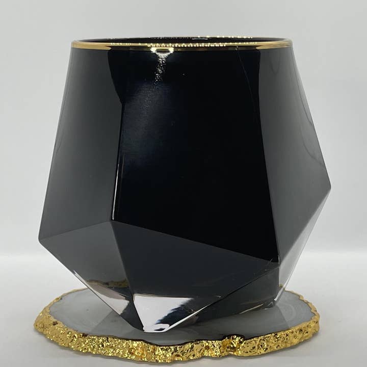 Luxury Vessel (Black) for wholesale by Ivy Angel Candle Co