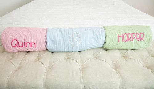 Love That Cotton - Wholesale Beach Towel - Toddler Seersucker Beach / Bath Towel (Miller Collection)4