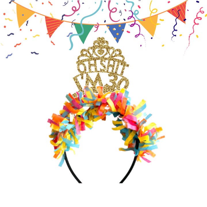 Bandeau Oh Shit I'm 30, cadeau de 30e anniversaire pour la vente par Urenvited