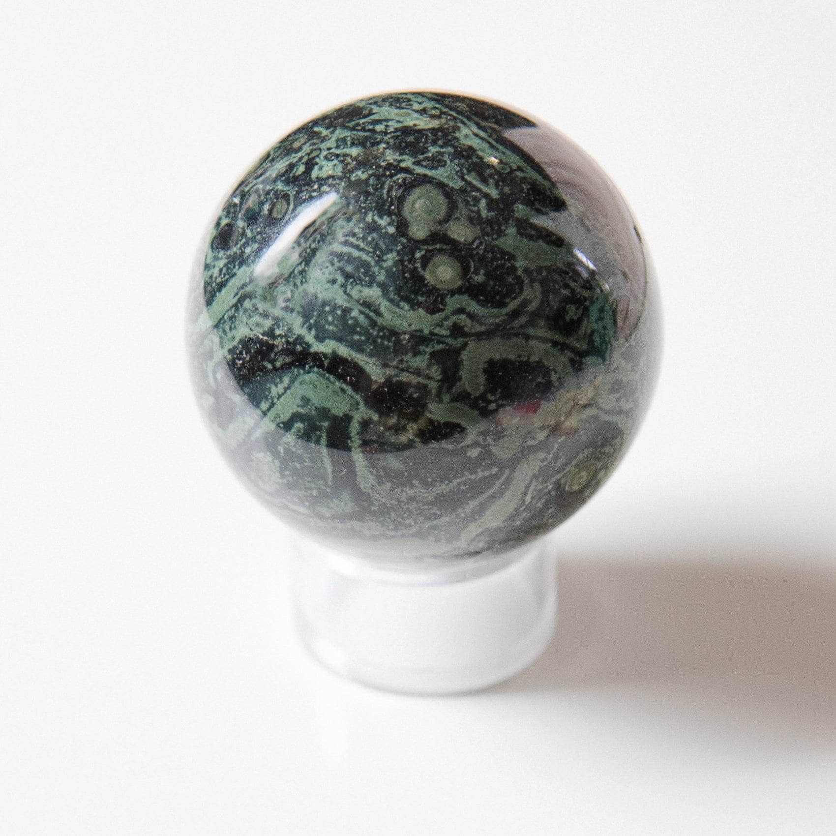 Tiny Rituals - Wholesale Spiritual Stone/Crystal - Kambaba Jasper Sphere - AAA Premium Quality77