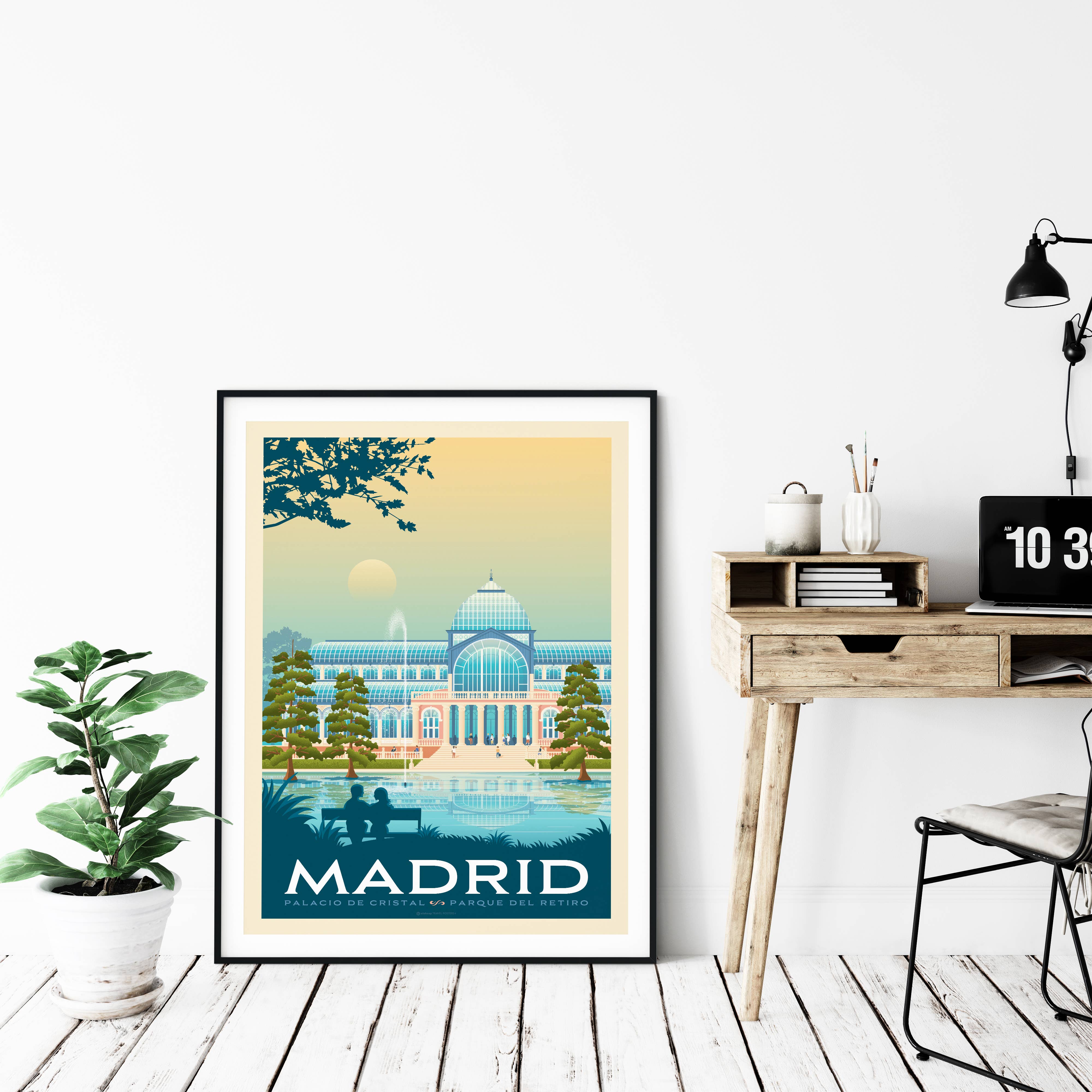 Olahoop Travel Posters - Wholesale Poster - Madrid - Spain travel poster6