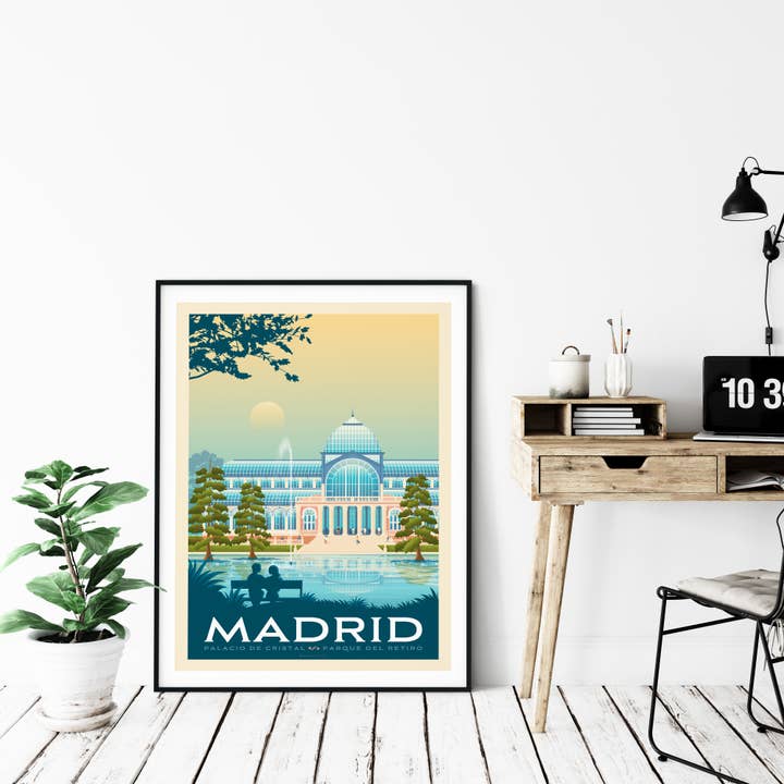 Olahoop Travel Posters - Wholesale Poster - Madrid - Spain travel poster6