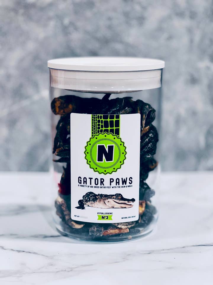 Nutrigator® Pattes de Gator Séchées à l'Air (SM) - Patte de 0,5-2oz, Vrac de 3lb pour la vente par Mosaic Pet Food