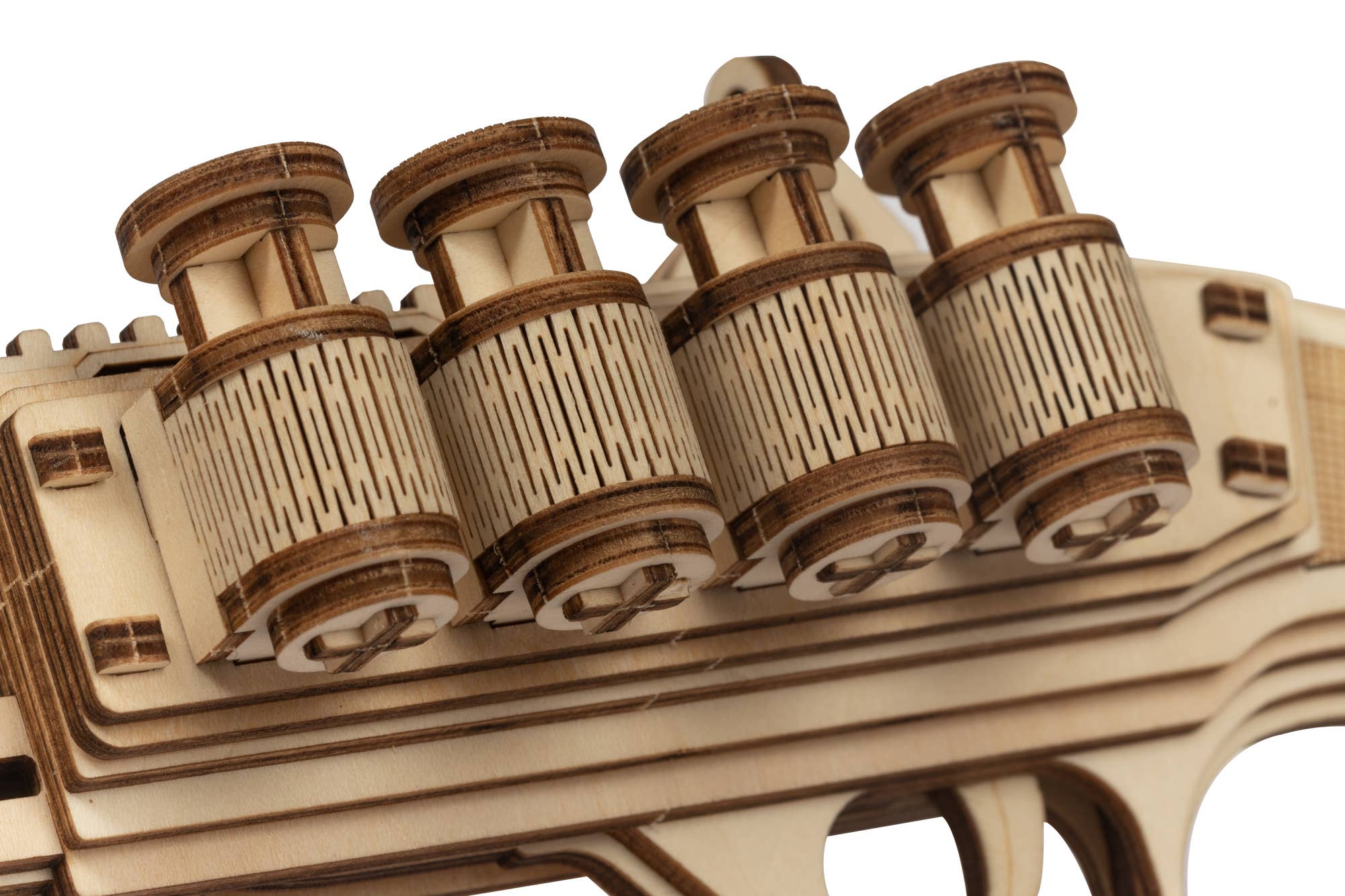 Hands Craft - Wholesale Puzzle - Kids - DIY 3D Puzzle Terminator M870 Rubber Band Gun8