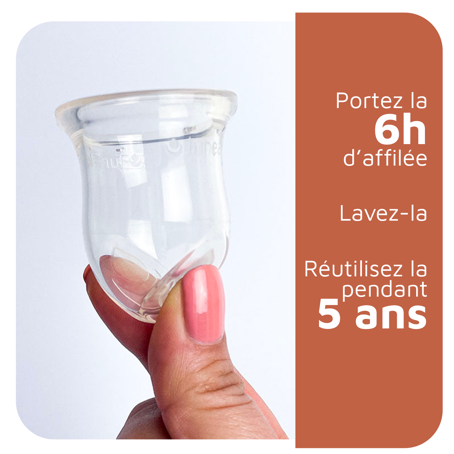 Luneale – wholesale Menskopp – La Cup - Storlek L - Menskopp för kraftig till mycket kraftig menstruation3