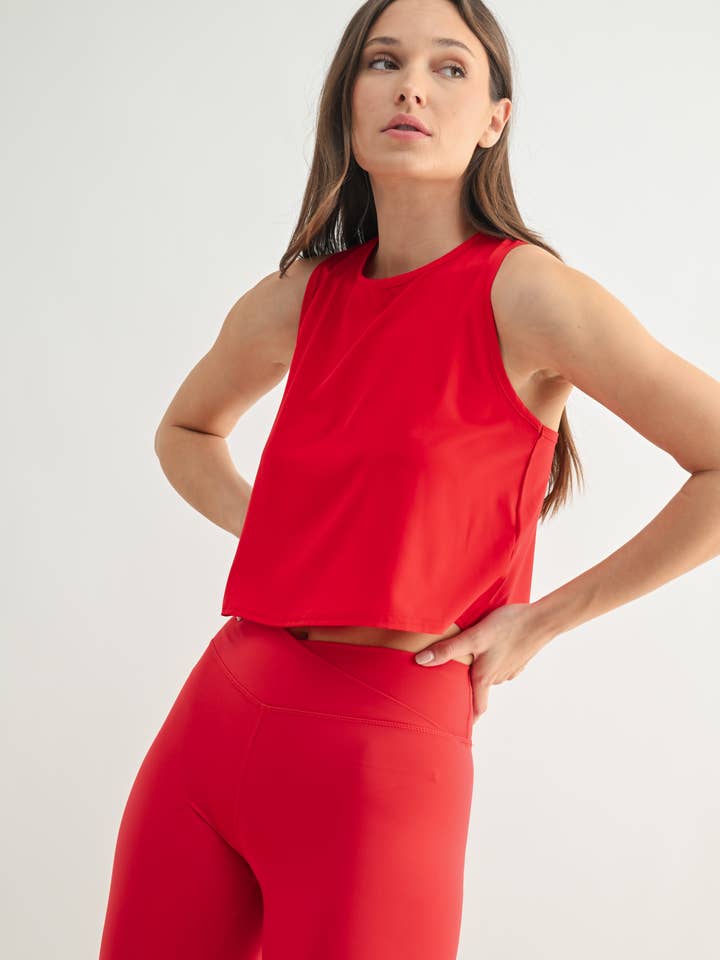 Mono B - Wholesale Tank Top - Women's - Snapflair Cropped Tank