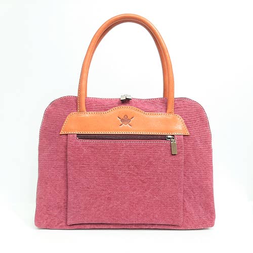 WeYeah!® Fashion - Venta al por mayor Bolso con asas - Mujer - Bolso y clutch Daisy-May de cuero y algodón ecológico WeYeah!® Fashion5