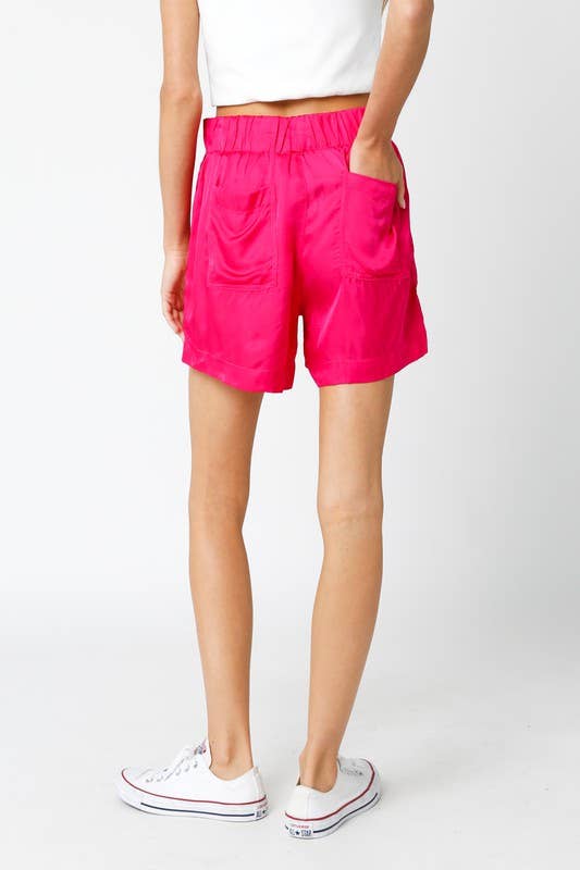 Olivaceous - Wholesale Shorts - Women's - Shiloh Satin Shorts4