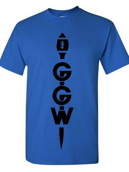 Verticale Speer - Zwart Op Blauw voor wholesale door Gods of Gridiron War