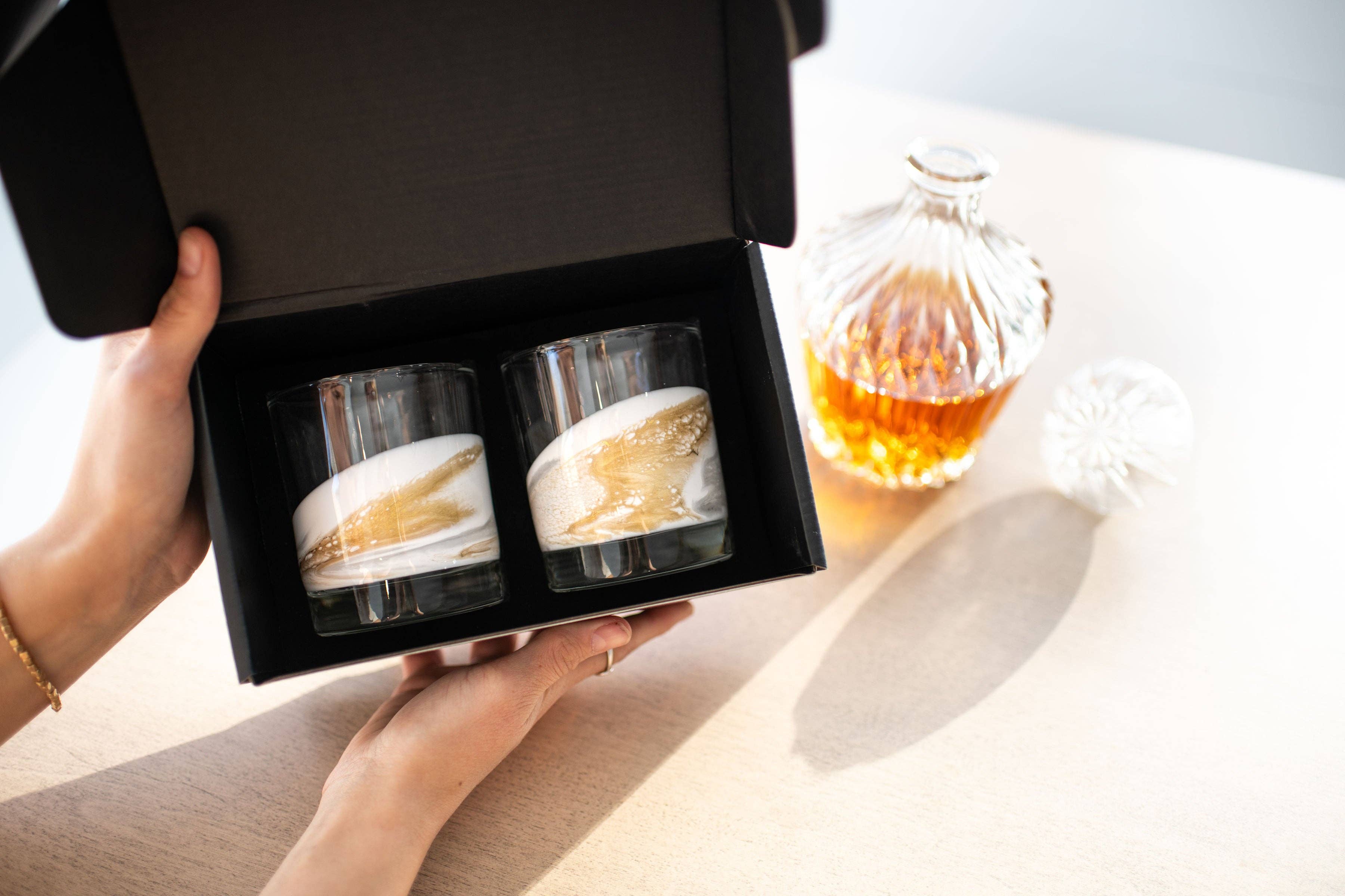 Lynn & Liana Designs - Wholesale Cocktail/Liquor Glass - NEW!!! Resin Coated Old Fashioned Whisky Glasses -NO TARIFFS14