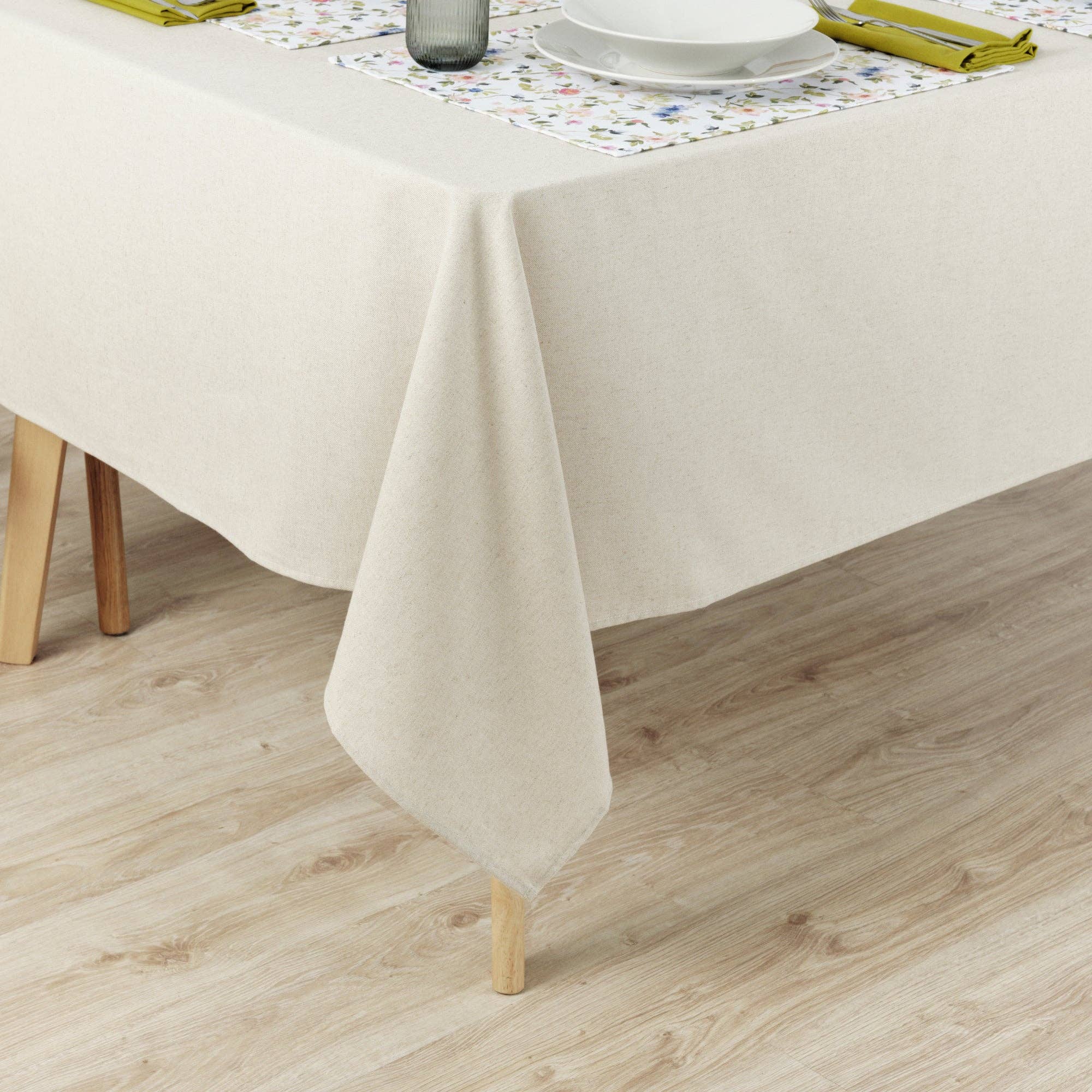 SG HOGAR - Wholesale Tablecloth - Plain linen tablecloth 100% natural fabric feel6