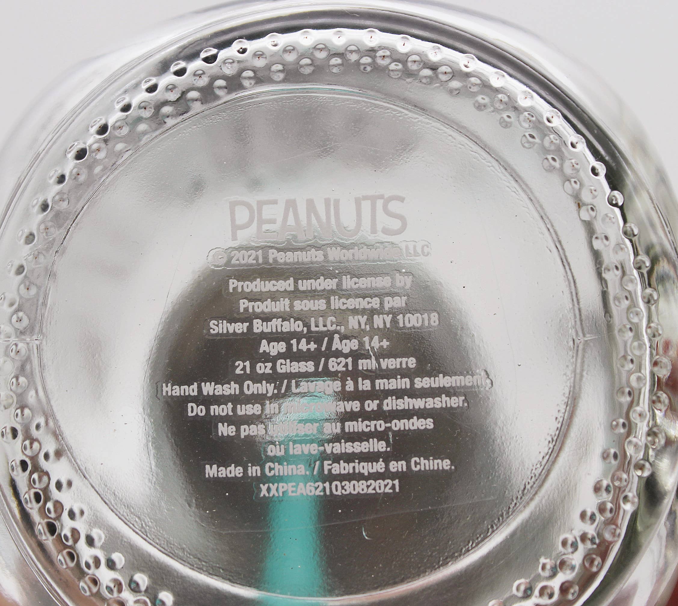 Silver Buffalo - Wholesale Drinking Glass/Cup - Peanuts Snoopy Pattern 21oz Glass Mason Jar w Lid and Straw3