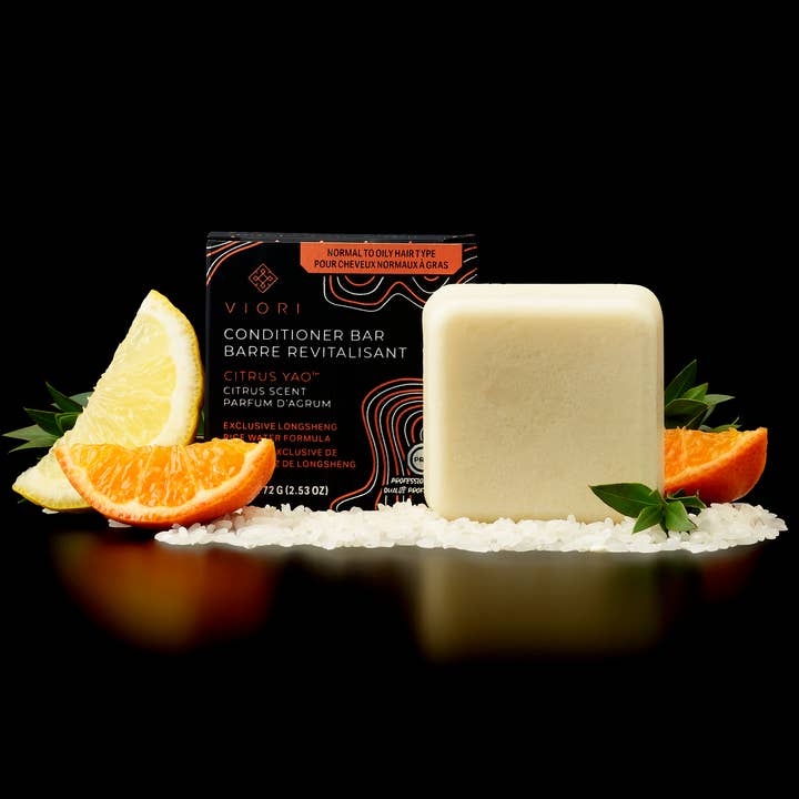 Barra Condicionadora de Água de Arroz | Citrus Yao™ | Cabelos Oleosos por atacado de Viori Beauty