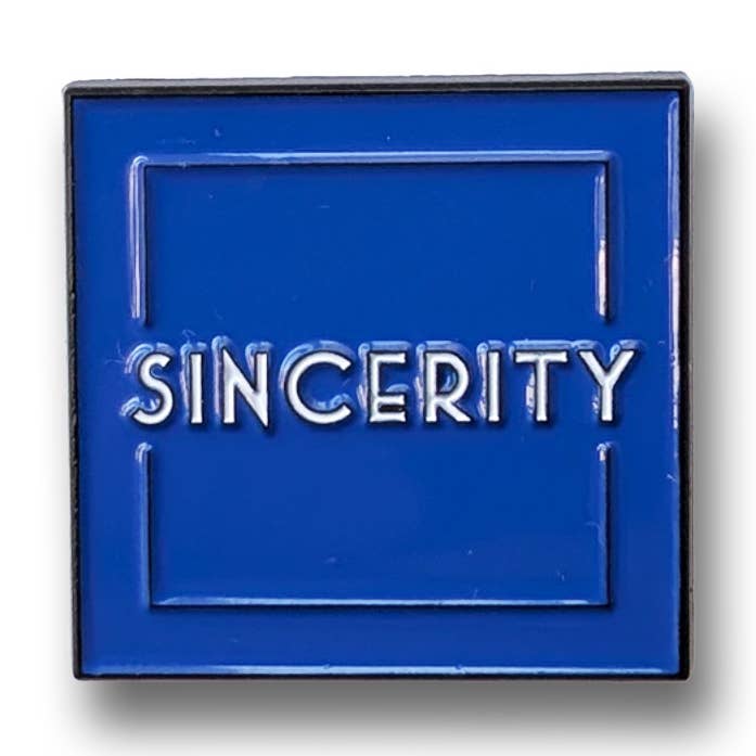 Pin - Sincerity (Organic Commandment) - Frank Lloyd Wright for wholesale by Today is Art Day