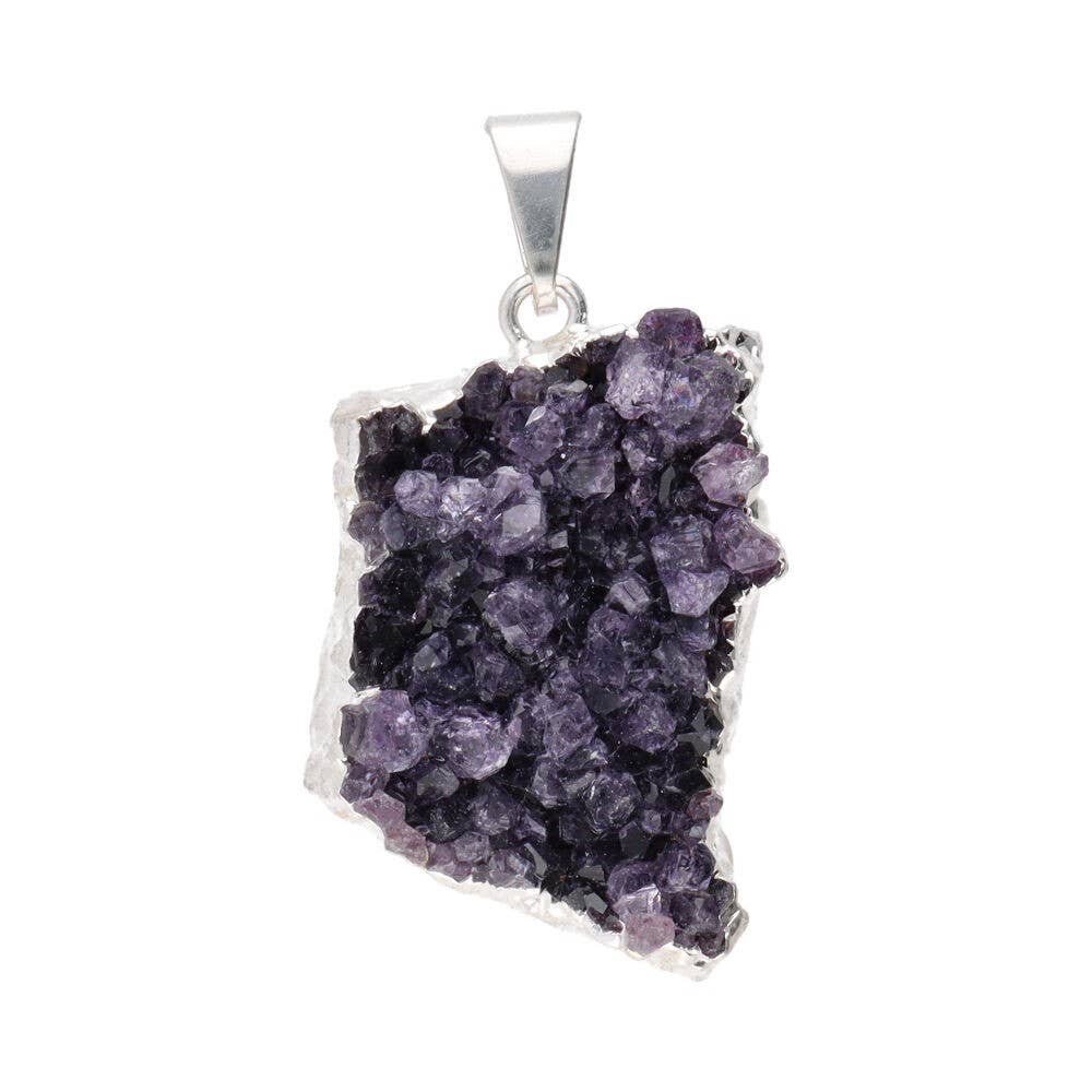 Vives de la Cortada S.L - Wholesale Individual Charm/Pendant - Small amethyst druzy pendant