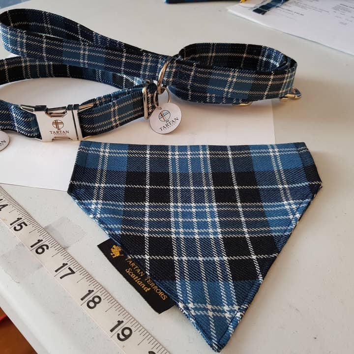 Tartan Terrors - Wholesale Pet Bandana - Dog - Tartan Bandana - Clarke Tartan