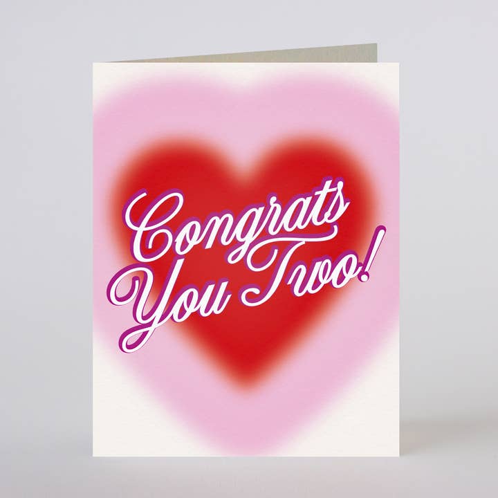 GRATTIS TILL ER TVÅ - gratulationskort för wholesale av Mixtape Paper Co.