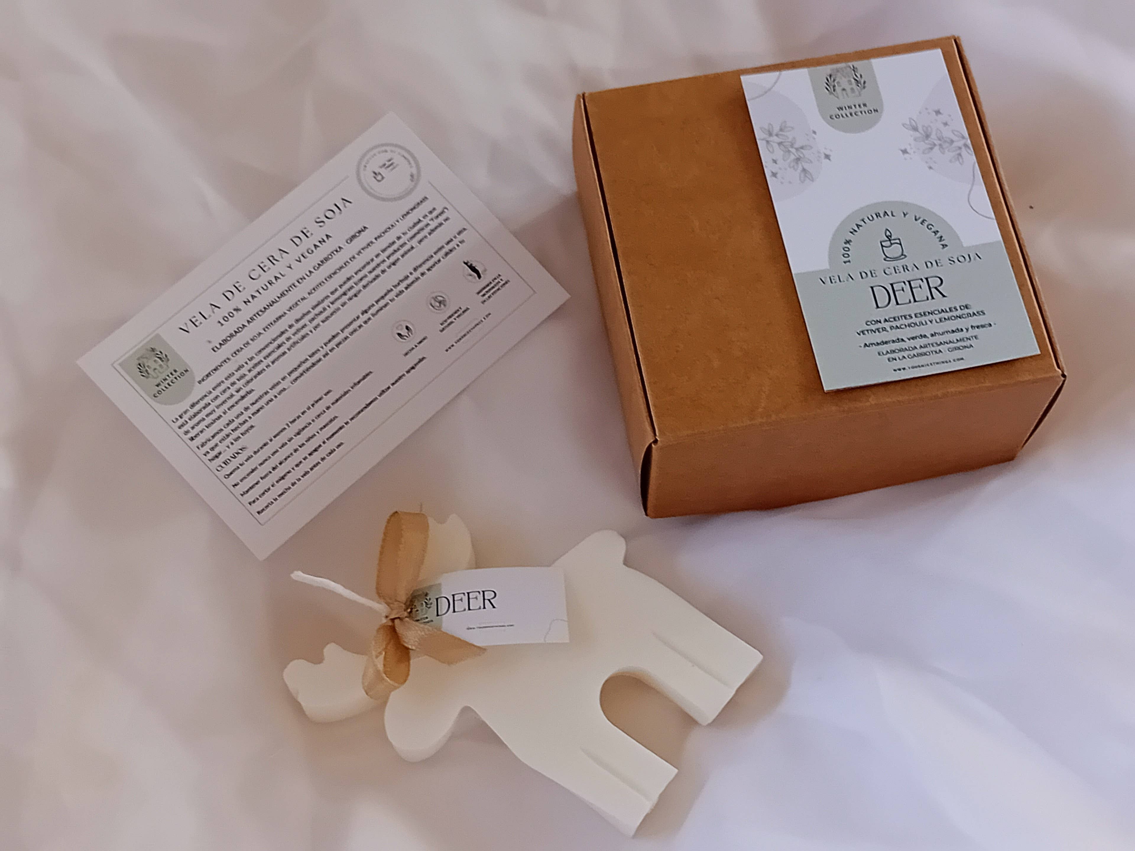 Your Nice Things - Candles - - Wholesale Novelty Candle - Reindeer Soy Wax Christmas Candle2