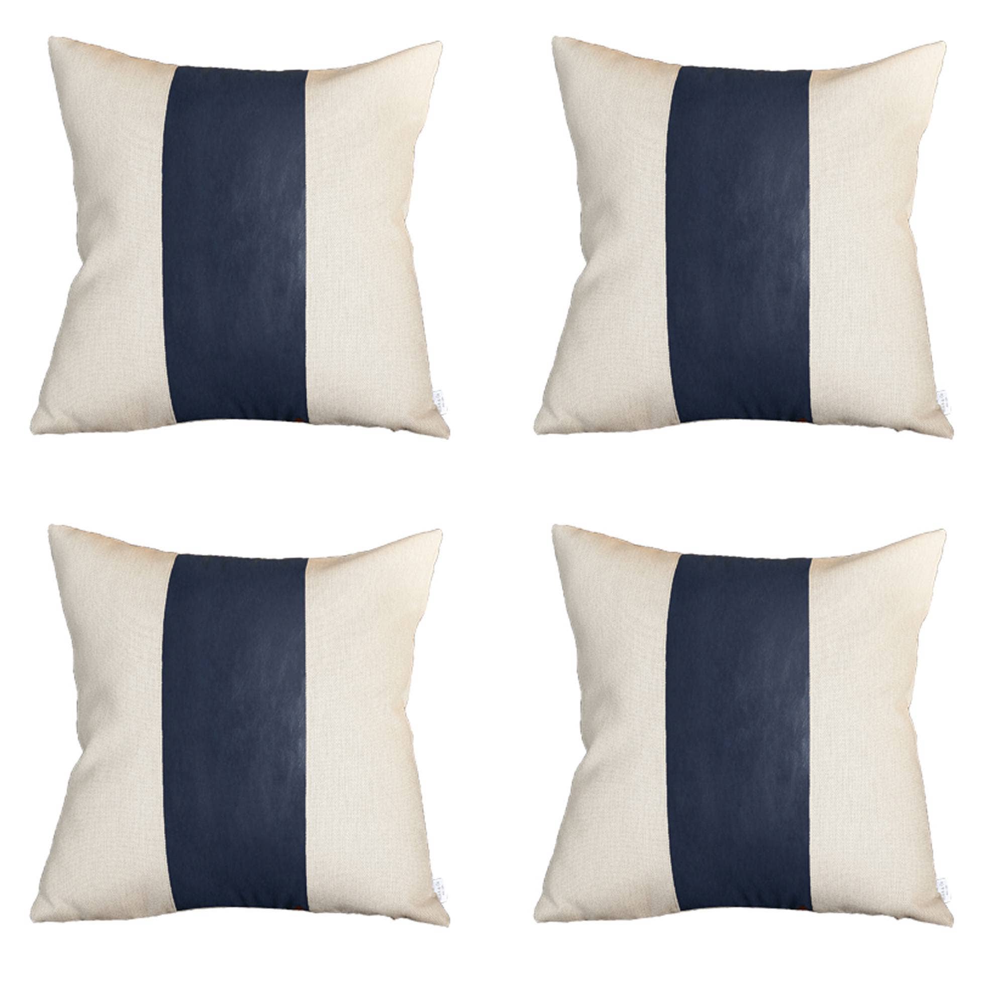 MIKE & Co.   NEW YORK – Großhandel Zierkissenbezug – Dekokissenbezug aus veganem Kunstleder, 4 Stück8