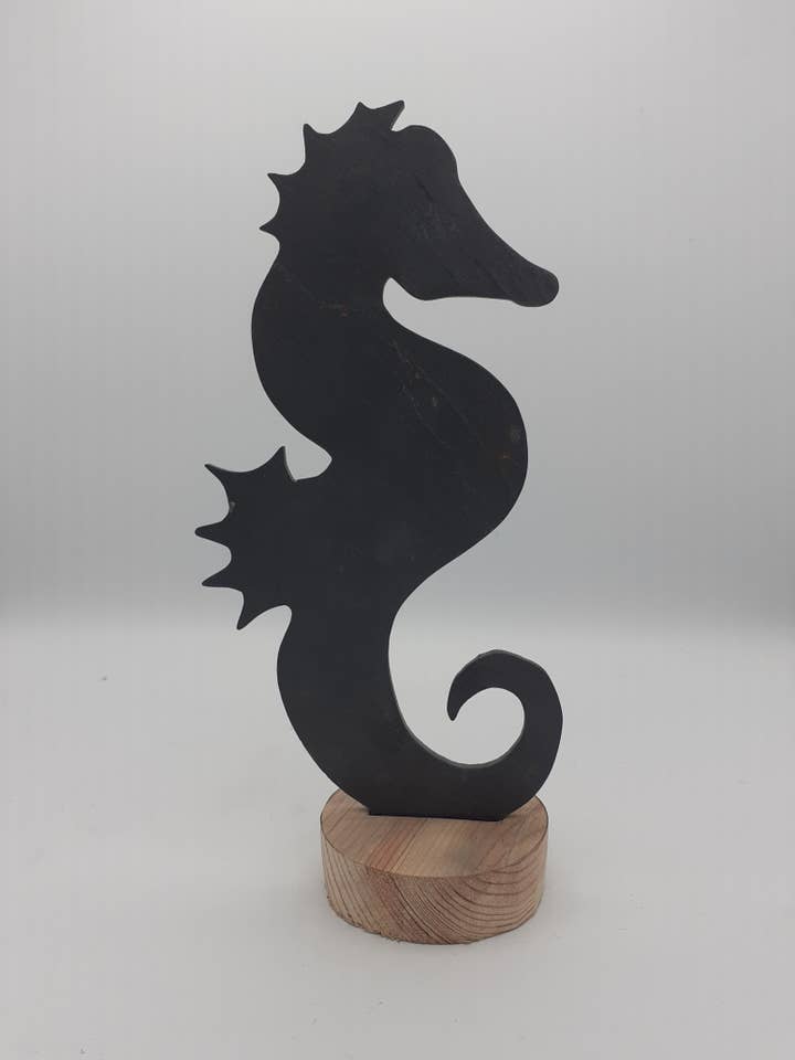 Seepferdchen 23x12cm für den Großhandel von L'Ardoise Originale