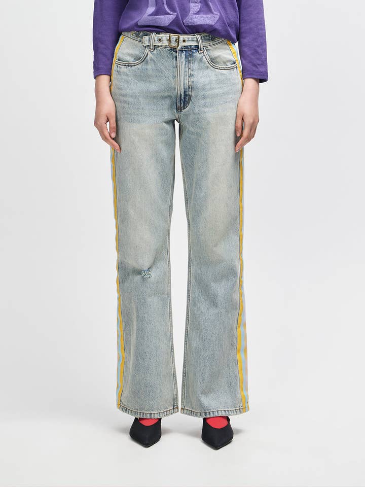 Lost Weekend Pant - Washed Indigo for wholesale by Deus Ex Machina