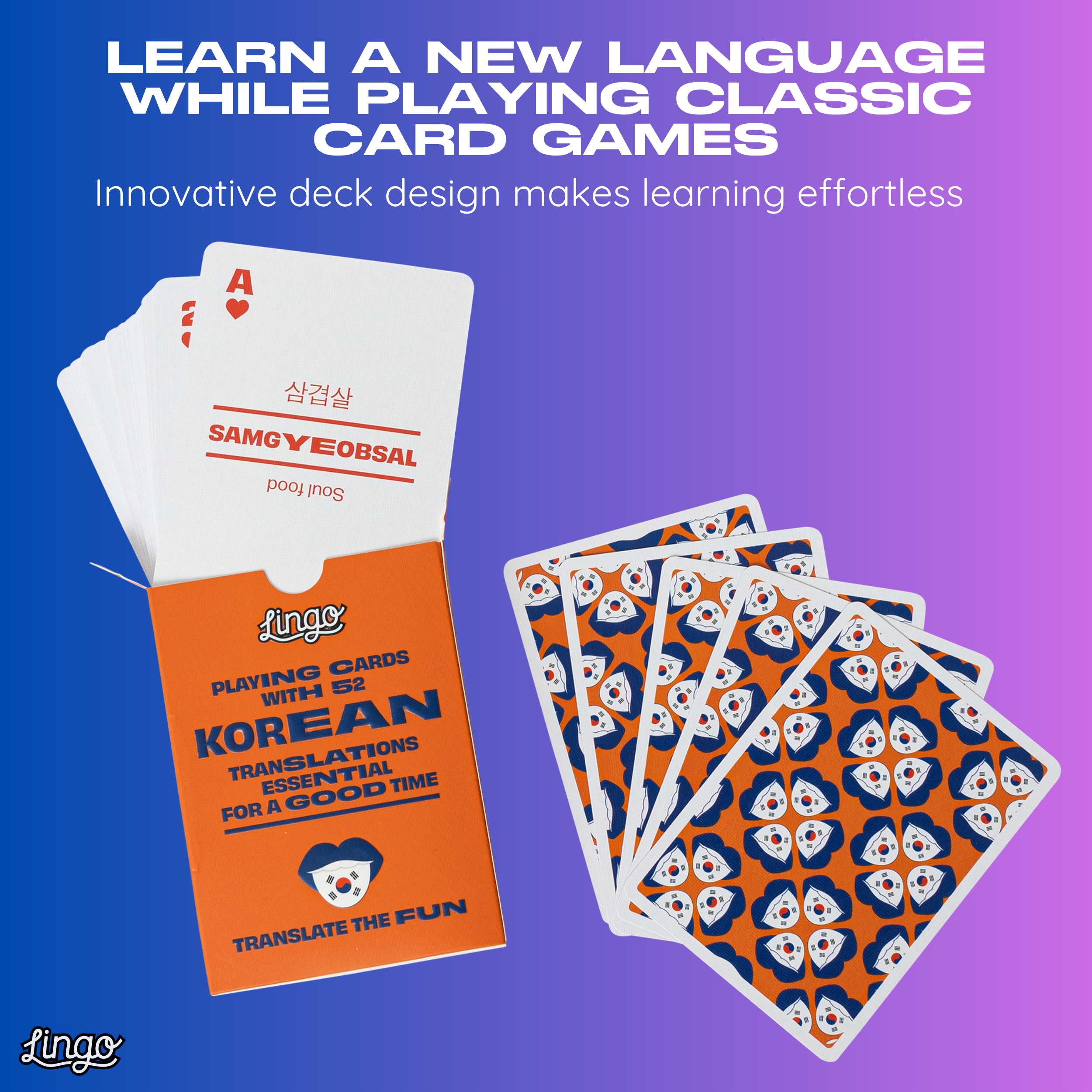 Lingo Playing Cards - Wholesale Playing Cards - Korean Lingo Playing Cards4