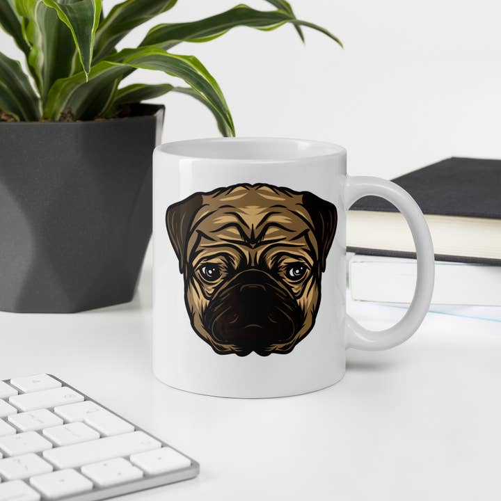 Club No-Kill 2027 Coffee Mugs - Wholesale Coffee Mug - Vinny the Pug Coffee Mugs 15