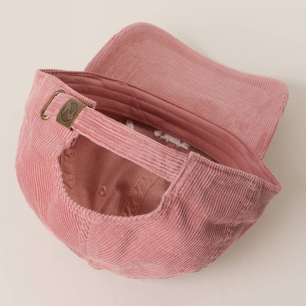 Custom Corduroy Embroidered Hat – Your City & State Design for wholesale on Faire20