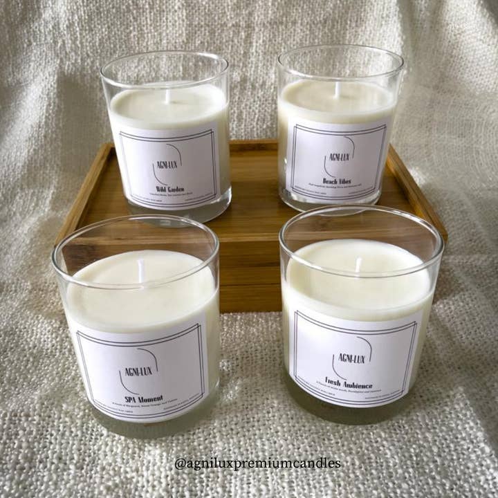 Agnilux Premium Candles - Wholesale Jar/Filled Candle - Colecção Florescer Completa1