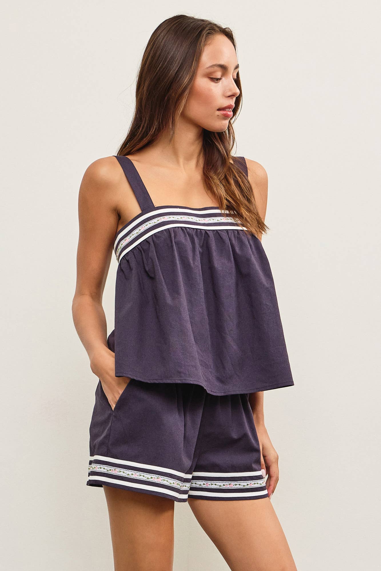 Mustard Seed – wholesale Blus - Dam – BABYDOLL ÄRMLÖS TOPP8