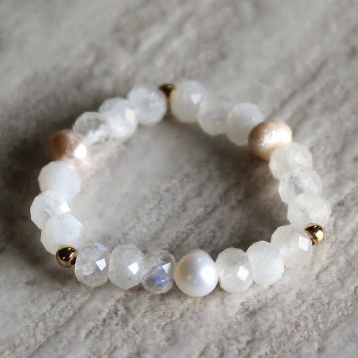 Lunar Coastal Ring for wholesale by Woven Stone Co.